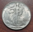 1942 Walking Liberty Half Dollar BU UNC Frosty & Lustrous 50c Silver Coin