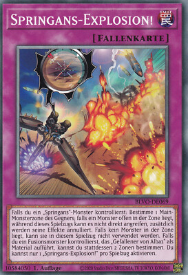 Yu-Gi-Oh! Blazing Vortex #069 Springans Explosion Common Deutsch