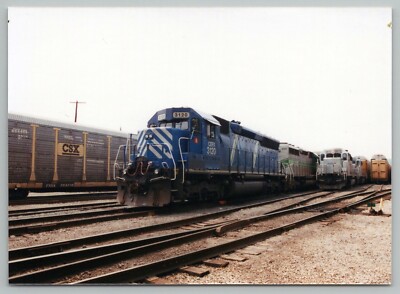 Eisenbahn Foto - CEFX #3120 Diesellok 90er Jahre Güterzug Hof