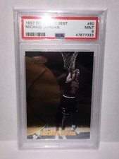 1997 Bowman's Best #60 PSA 9 MINT Michael Jordan HOF LEGEND GOAT BULL NEW CASE