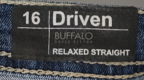 UE16423**DAVID BITTON**YOUTH STRAIGHT LEGRELAXED JEANS YOUTH sz16 (msr 28"x29") - Picture 5 of 6