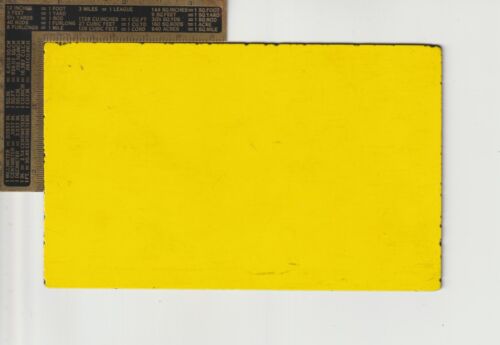 Vintage Yellow Black Casino Table Rule Sign Plaque Minimum Maximum Bet Plastic - Picture 3 of 3