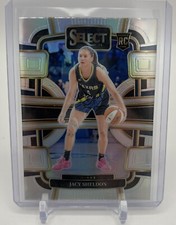 2024 Panini Select WNBA Jacy Sheldon Silver Prizm Rookie Card-#60 Dallas Wings