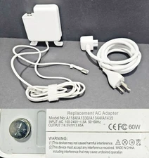 Replacement for Mac Book Pro Charger AC Adapter Model A1184 A1330 A1344 A1435