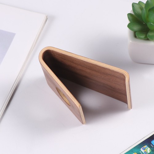 Mobile Phone Holder Wooden Stand for Watching TV Portable Bracket - 第 7/12 張圖片