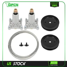New Deck Rebuild Kit Spindle Pulley Belt Assembly for Husqvarna 2346XLS YTA1946