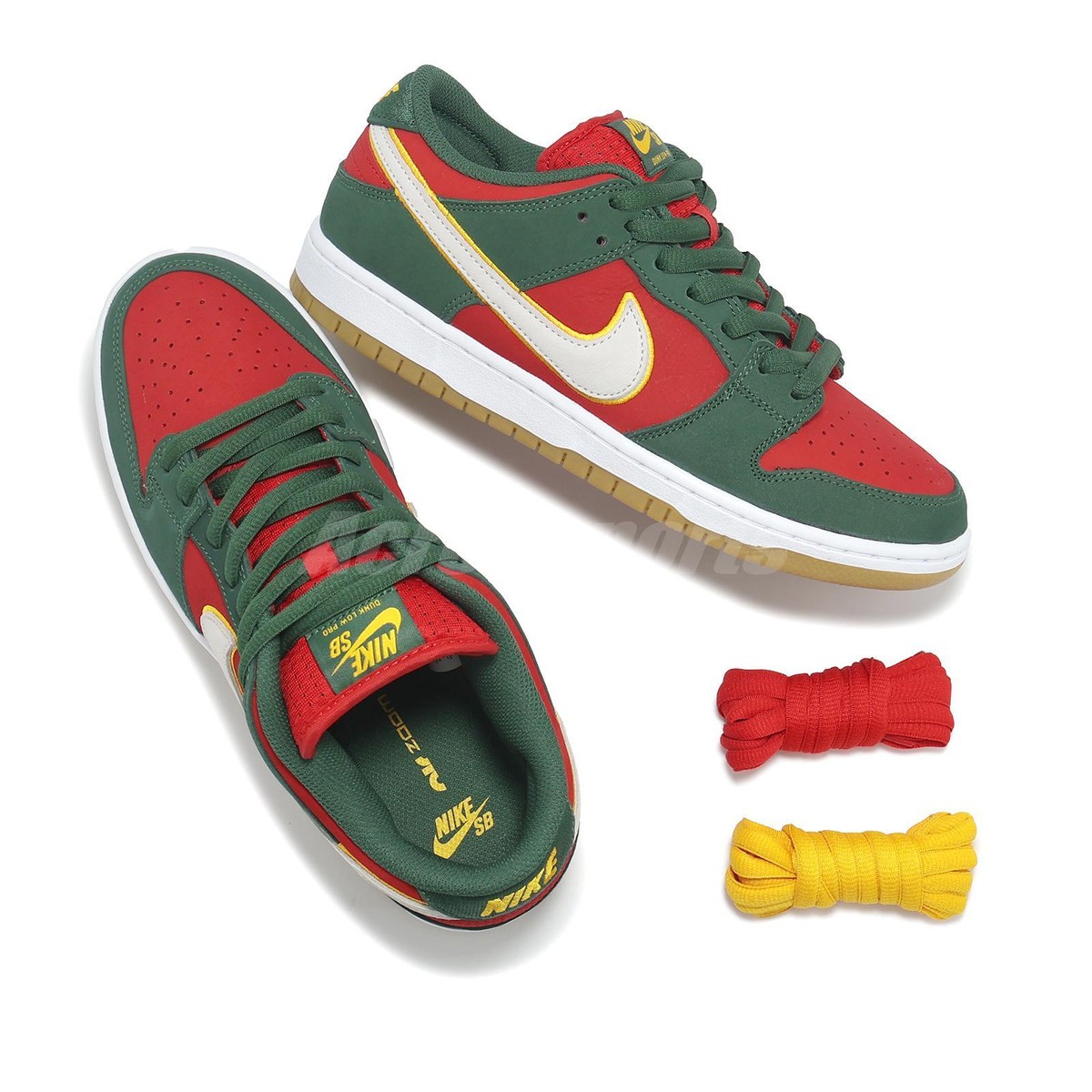 NIKE SB DUNK LOW PRO 26.5㎝ Nike SB Dunk Low Pro PRM Seattle Supersonics Men Unisex