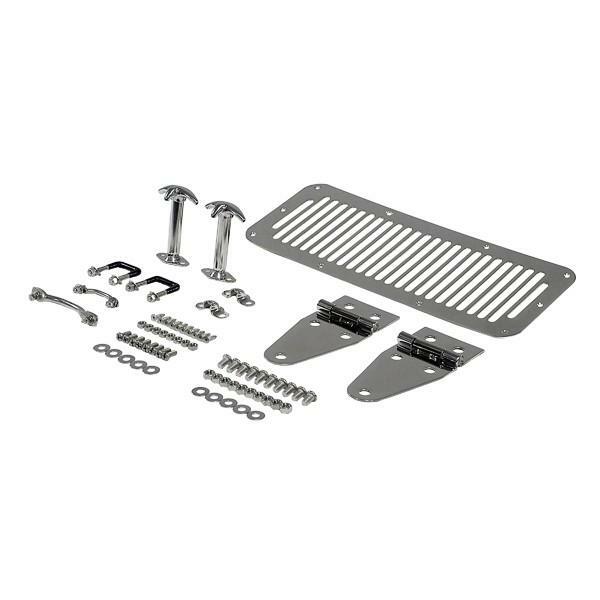 Kit capot en acier inoxydable pour Jeep CJ 1976-1986 de qualité premium
