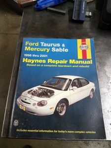 Haynes Repair Manual 1996 2001 Ford Taurus Mercury Sable Ebay