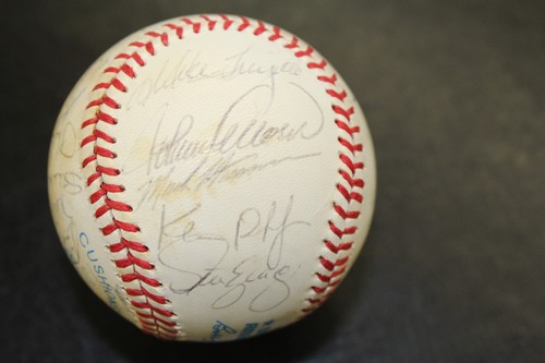 1986 Seattle Mariners Signed Ball 23 Auto Official AL Ball Alvin Davis Langston - Picture 7 of 8