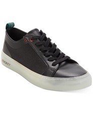 Dkny 250355 Mens Aaron Lace-Up Sneakers Black Size 10 Medium
