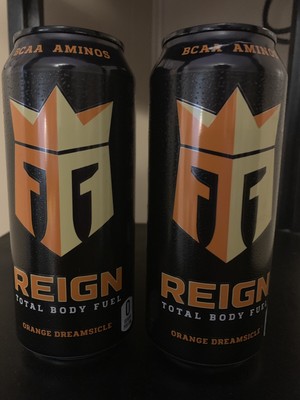 New Reign Total Body Fuel Orange Dreamsicle Energy Drink 16 Fl Oz