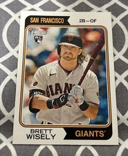 2023 Topps Heritage High Number #679 Brett Wisely Giants Rookie Card RC