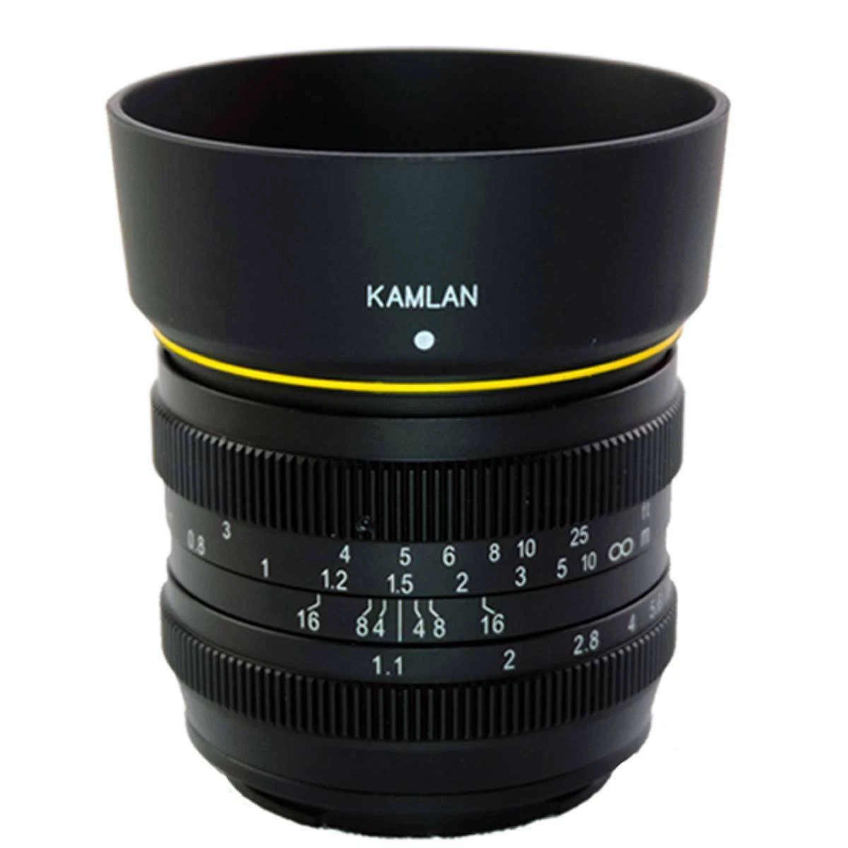 Kamlan 50mm F1.1 APS-C Aperture Manual Focus Lens for Sony Fuji M43  Canon,Pro II