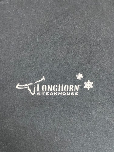 T-Shirt Mens Size 46 Crewneck Longhorn Steakhouse Tis The Season For Steak Black - Picture 3 of 11