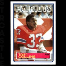1983 Topps - Tony Collins #328 New England Patriots 🏈 Football Card