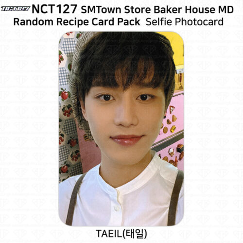 NCT127 SM Town Store Oficial MD Baker House Paquete de tarjetas de recetas aleatorias Photocard - Imagen 23 de 114
