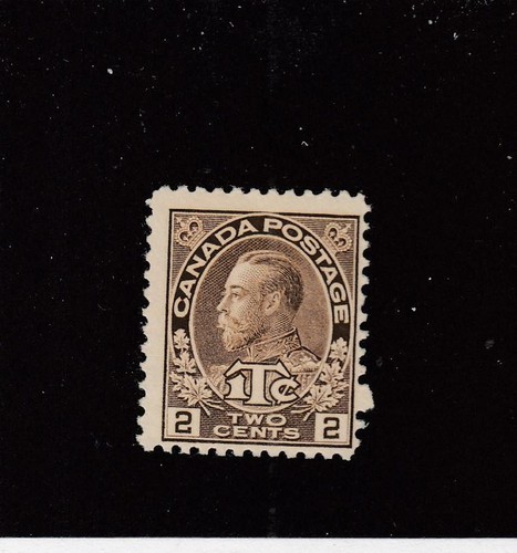 CANADA (MK307) # MR4 F-MNH 2+1cts KGV WAR TAX / BROWN CAT VALUE $30 - 第 1/1 張圖片