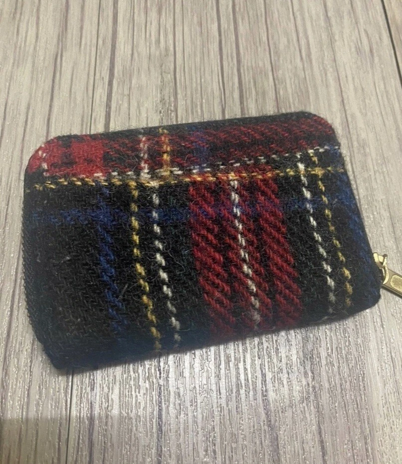 Harris Tweed x closshi Japan zipper coin purse - Image 2 of 4