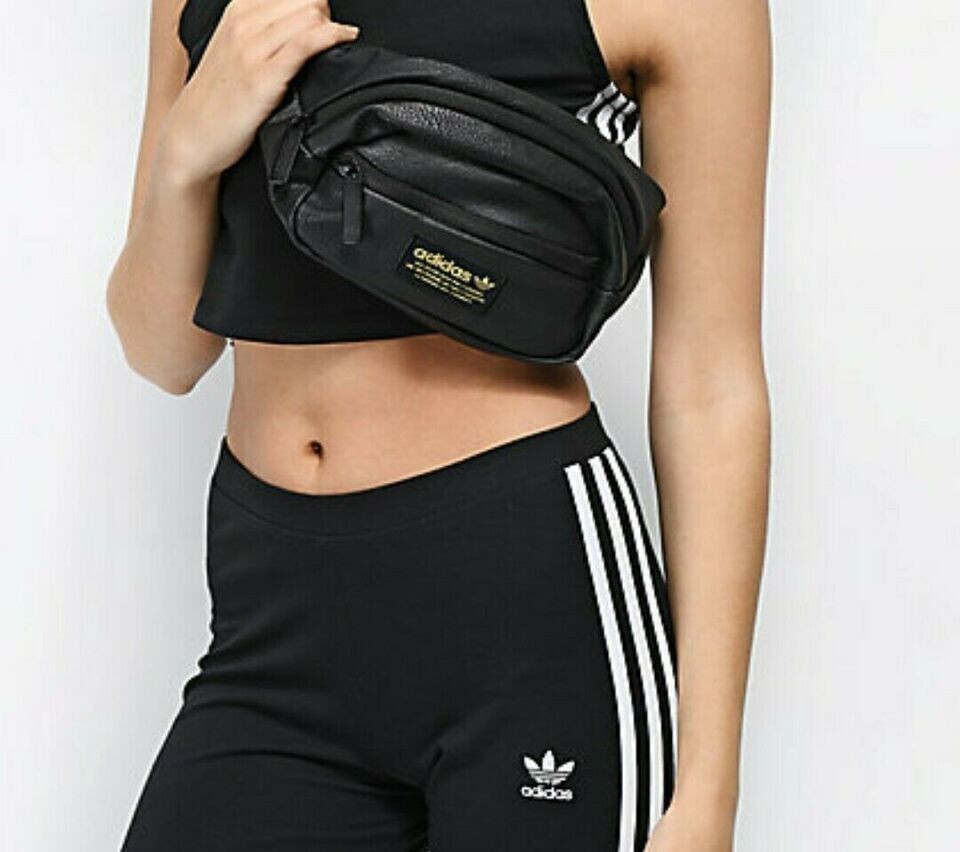 Adidas Originals National Waist Pack Fanny Bum Bag Shoulder Sling PU  Leather NEW