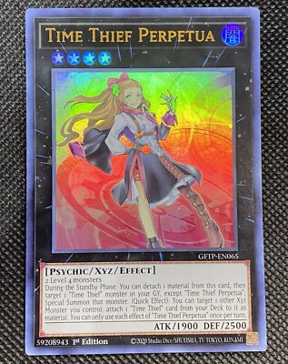 GFTP-EN065 Time Thief Perpetua Ultra Rare 1st Edition Mint YuGiOh Card