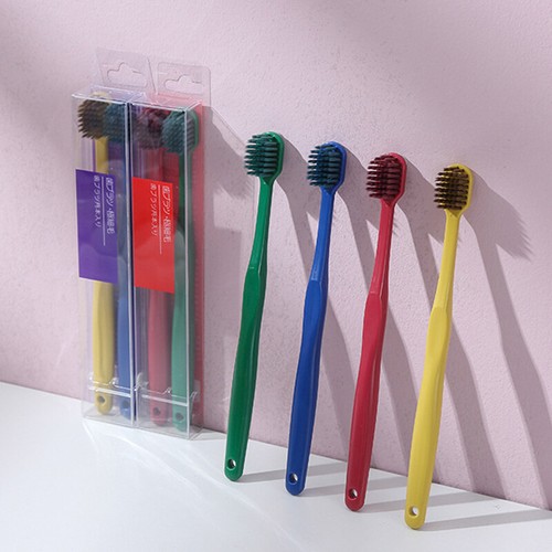 2pcs Wide-head Soft Bristles Toothbrush For Gums Cleaning Oral Care - Picture 2 of 14