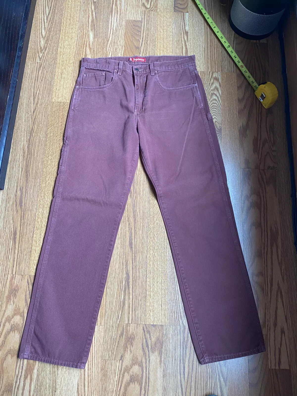 Pantalon de peintre bordeaux suprême logo Gonz taille 34