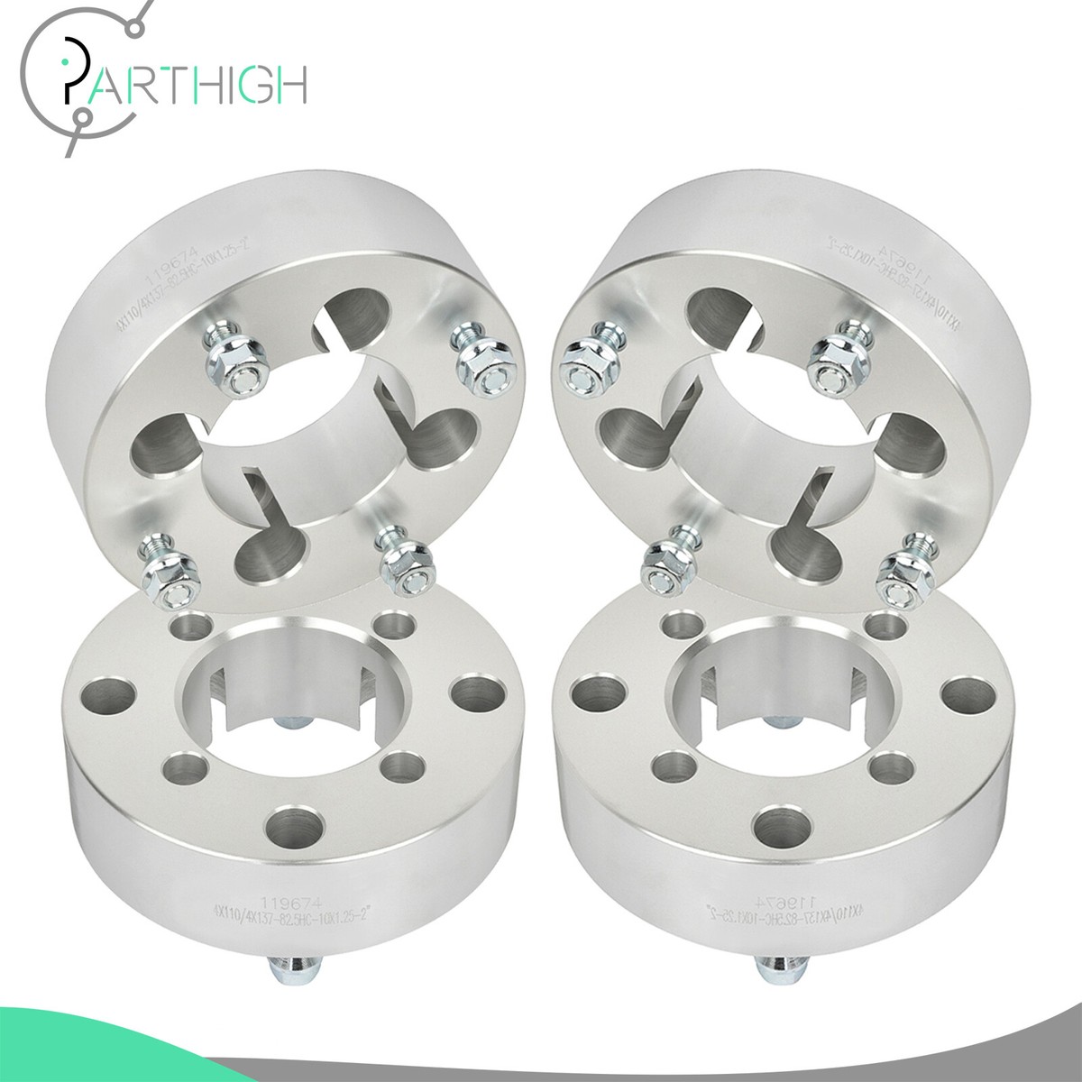 For Kawasaki Brute Force 650 750 4x110 to 4x137 ATV Wheel