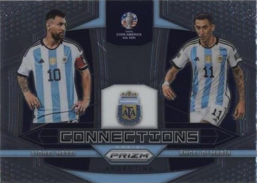 2024 COPA AMERICA USA DUAL GOLD PRINTED AUTO MESSI / ANGEL DI 
