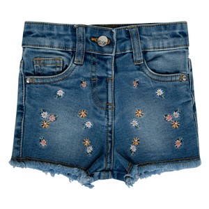 Girls Shorts Bermuda Ripped Jeans Hot Pants Flower Summer Denim Chino Short Baby