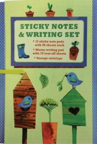 Press Peony Sticky Notes and Writing Set: Pretty Garden (Loose-Leaf Book) - Picture 1 of 1