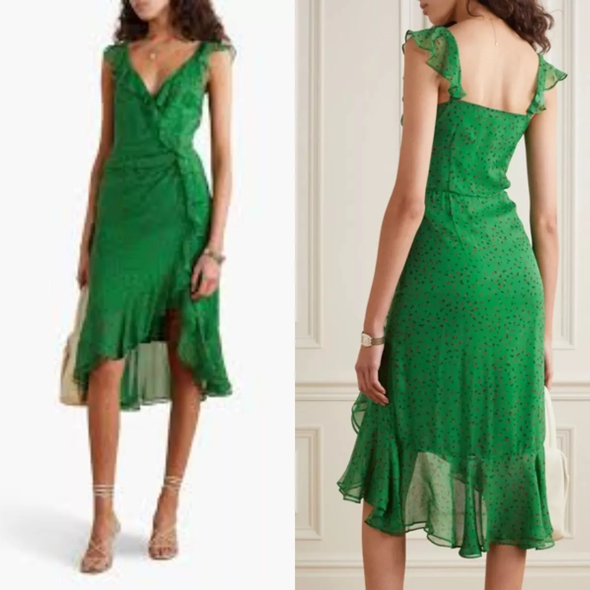 Veronica beard sale green dress