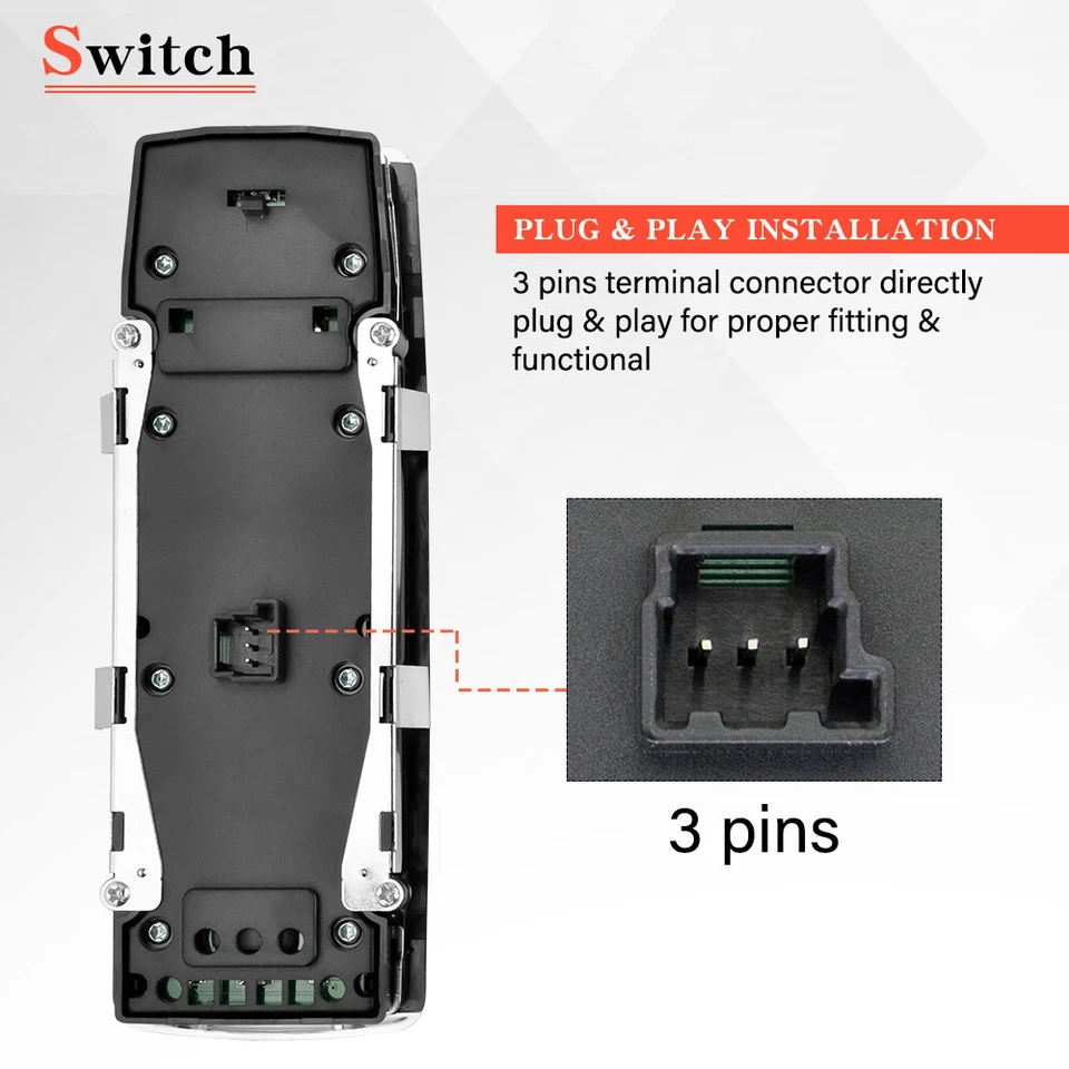 Master Power Window Door Switch Fit 2012-2015 Mercedes-Benz ML350 NEW 1669054400 - Image 2 of 4