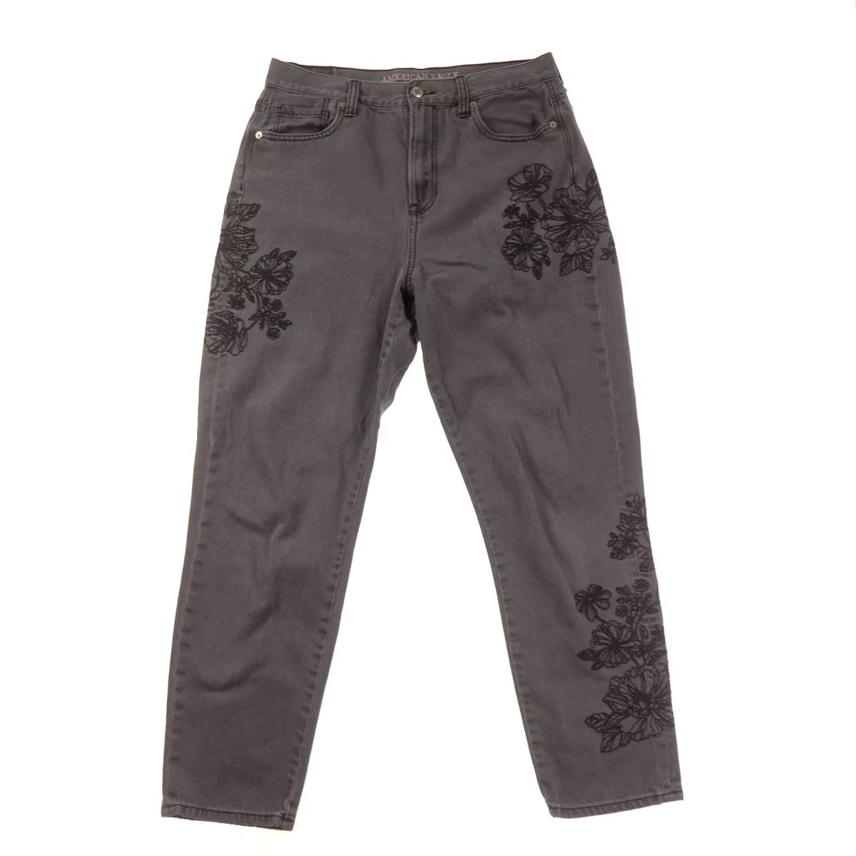 Embroidered jeans american eagle discount