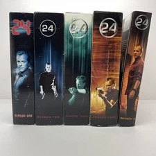 24 Twenty Four TV Series Complete Seasons 1, 2, 3, 4 And 5 DVD Box  Sets