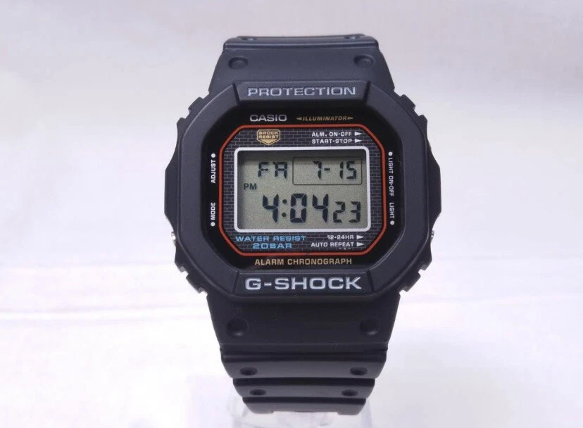 (Near Mint) Casio G-Shock Wristwatch DW-5000-1JF First Reprint Model