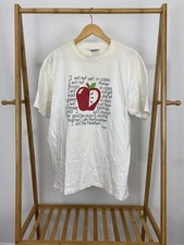 VTG I Am The Teacher I Will Not.. Gag Gifts For Teachers Apple T-Shirt Size XL