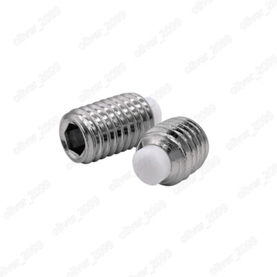 304 Stainless Steel Hexagon Socket Set Screw With Nylon Dog Point M3 M4 M5-M12