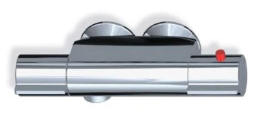 ONLY-PLUMBING Modern Mini Horizont Thermostatic Shower Mixer Valve Suitable for Static Caravan