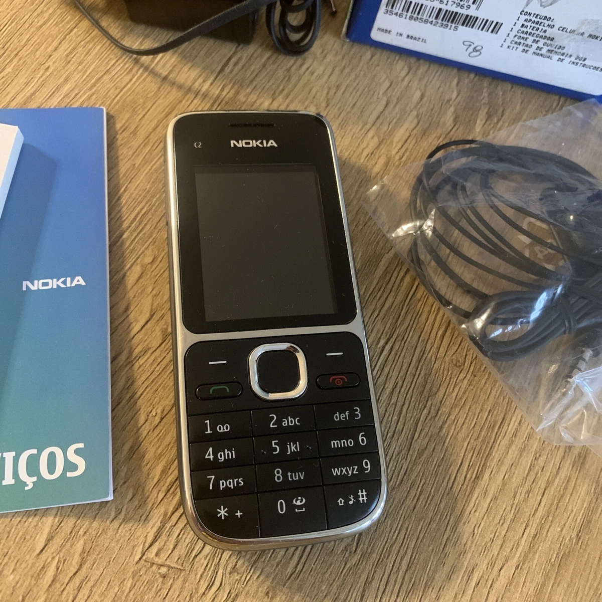 Nokia  C2-01.5 Schwarz (Ohne Simlock) Top Zustand