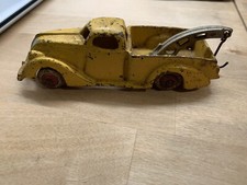 Hubley Antique Cast Iron Vintage Wrecker Tow Truck Toy