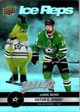 2023-24 Upper Deck MVP Ice Reps Jamie Benn  Victor E. Green Dallas Stars