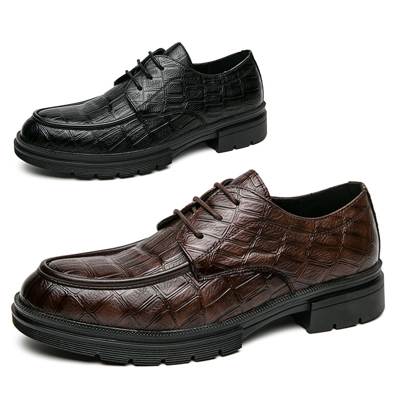 SAOLA Scarpe eleganti uomo stringate brogues derby Oxford formali classiche matrimonio ufficio