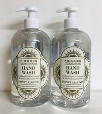 Home & Body ~ Honey Almond Soothing Hand Wash with Coconut Oil 24.5 fl oz Each