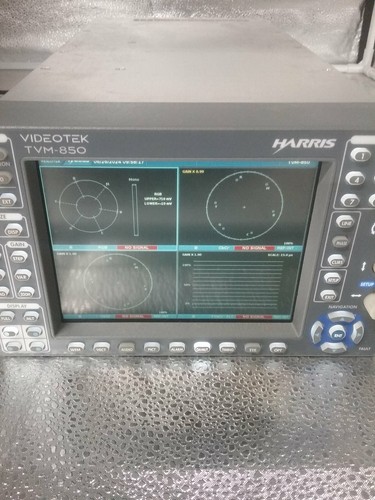 Videotek Harris TVM-850 Waveform Vector Monitor | Tested Working - Picture 5 of 5