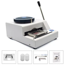 52 Characters Dog  Card Tag Military Embossing Stamping Letter Manual Machine