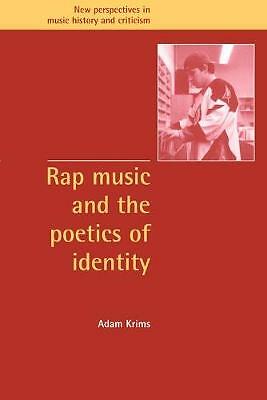 Rap Music and the Poetics of Identity Krims Paperback Cambridge University Press