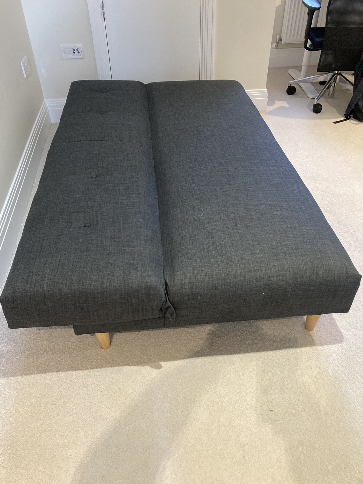 John Lewis Clapton Sofa Bed Grey eBay