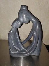 Vintage 11" Tall Austin Sculpture Prod 1971 Titled Girl Talk