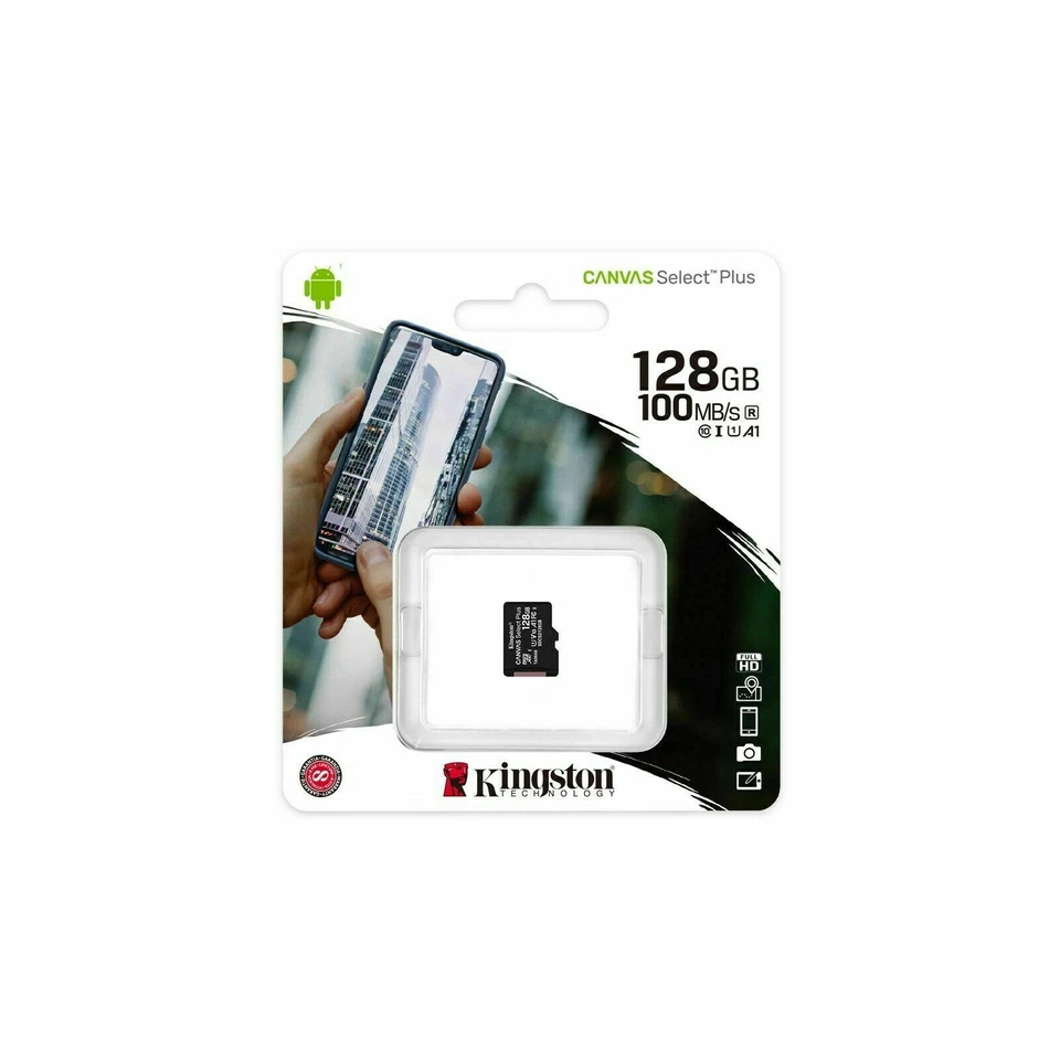 Kingston Canvas Select Plus 128GB microSDXC Memory Card - Image 2 of 2